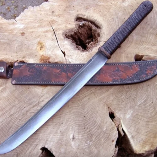 Handmade Sword,22" KATANA HAND MADE D2 Steel Swords With Leather Sheath, Ninja Sword copy 2