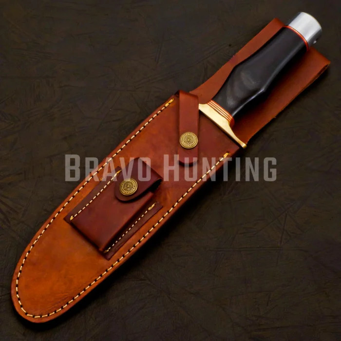Randall Model 2 Fighting Stiletto Stacked Leather