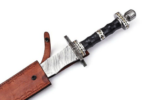 Damascus-Steel-Double-Edge-Viking-Sword