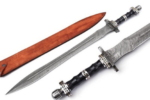 Damascus-Steel-Double-Edge-Viking-Sword
