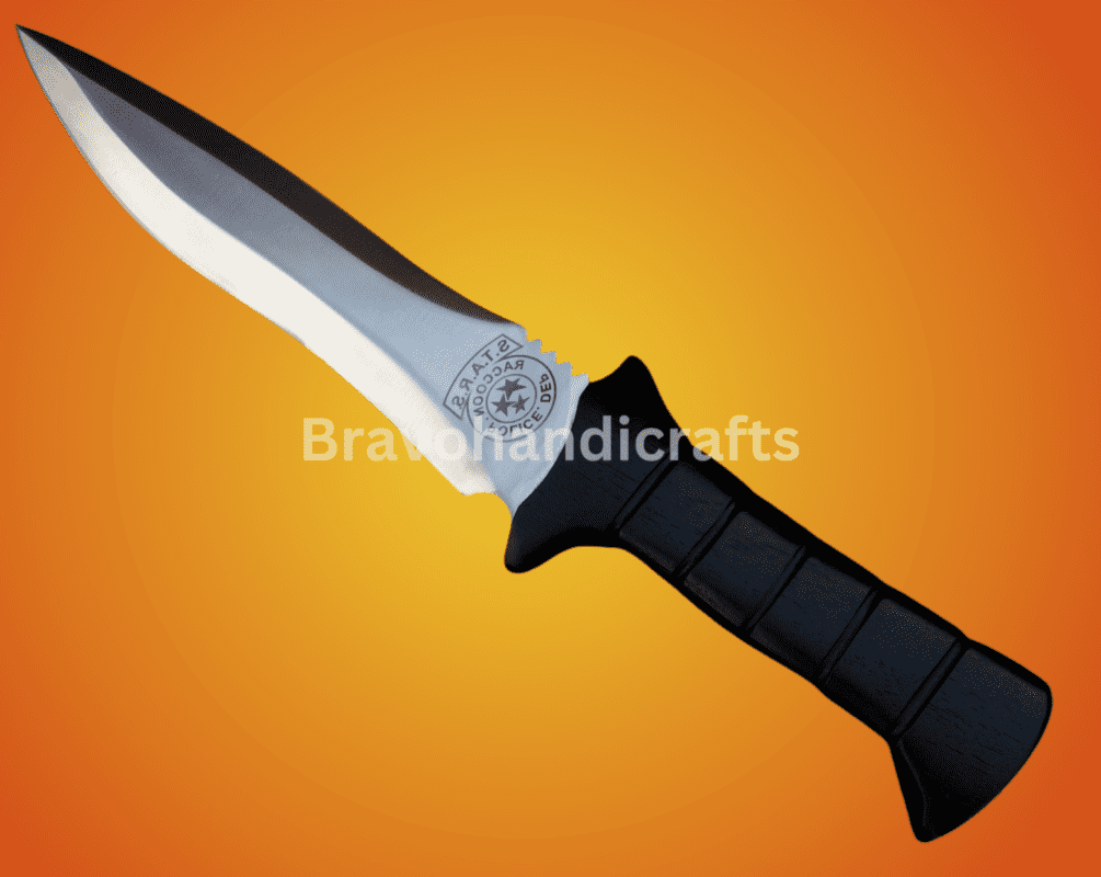 RE4 Leon Kennedy's Knife Handmade 5160 Spring Steel, Bowie knife