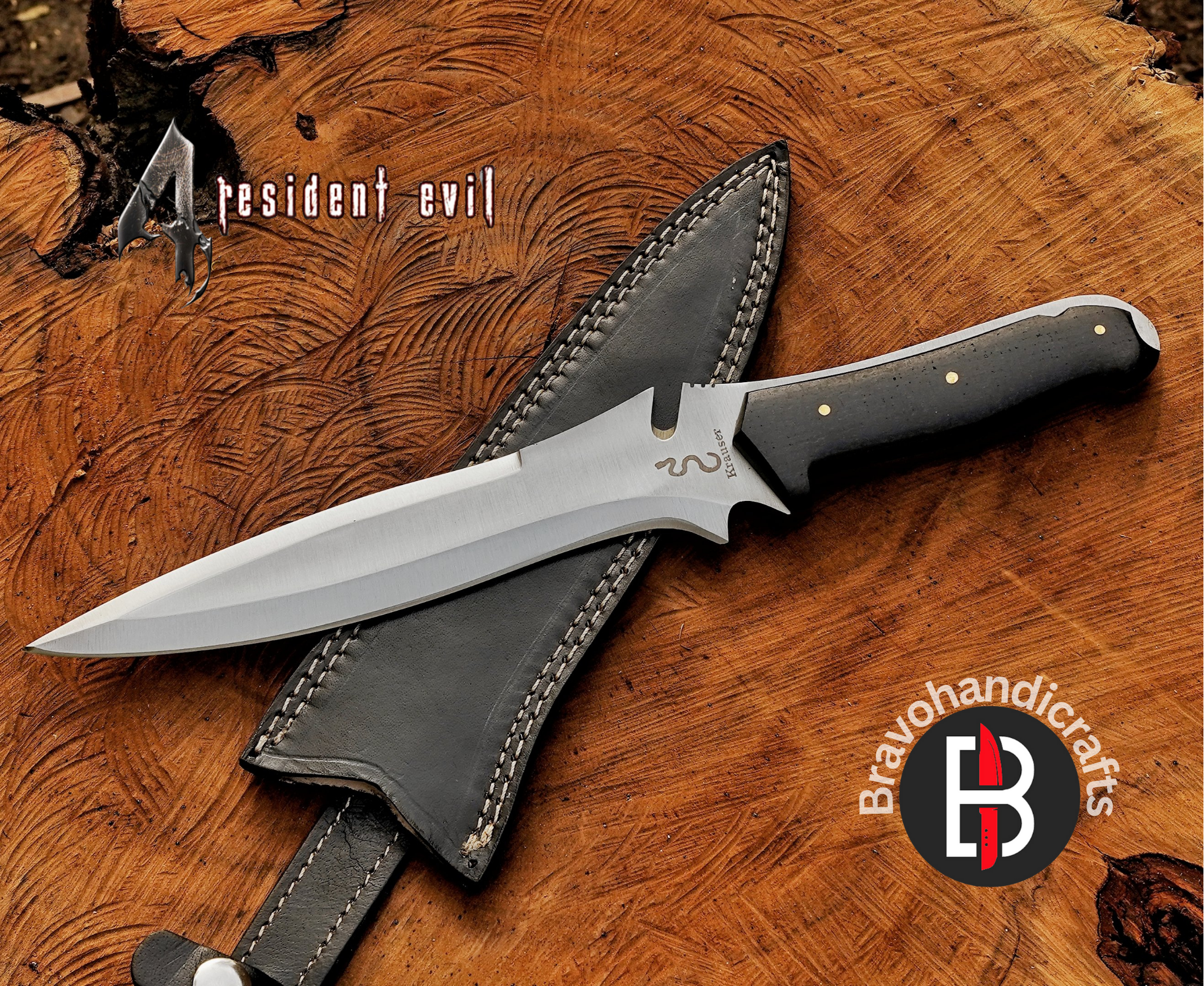 Jack Krauser Knife Spring Steel Resident Evil 4 knife 3