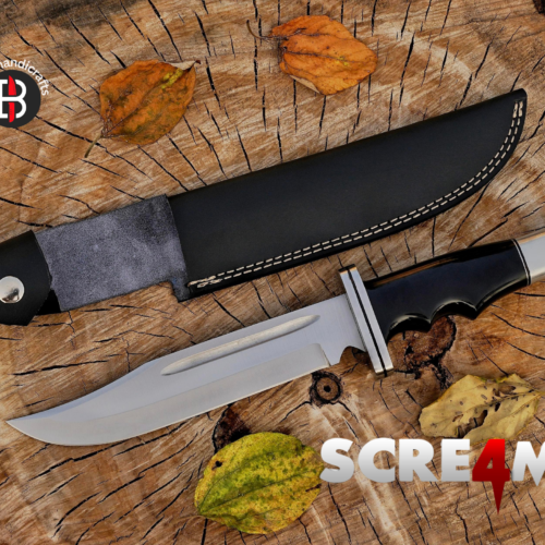 Scream Replica Knife: Bloody Ghostface Replica Buck 120 Hunting Knife