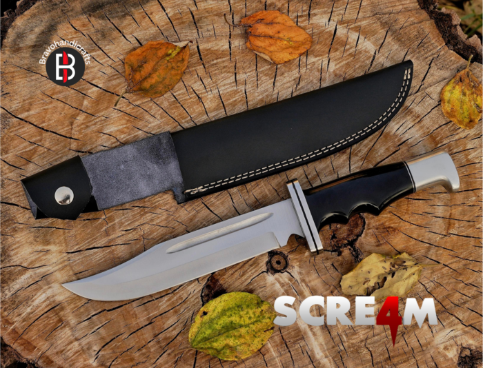 Scream Replica Knife: Bloody Ghostface Replica Buck 120 Hunting Knife