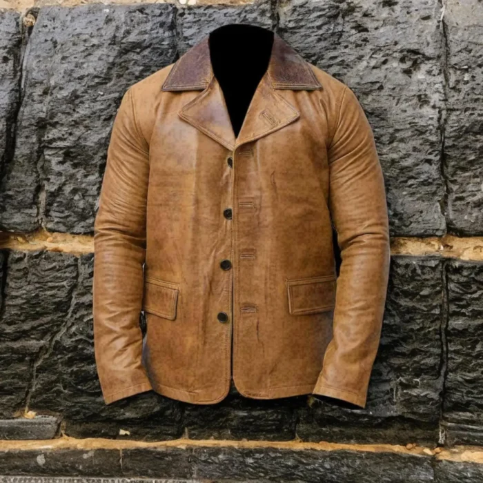 Arthur Morgan Tan Leather Coat