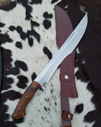 High Polished Carbon Steel Machete Knife