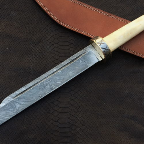Medieval Viking Sax Bone Grip