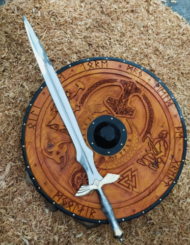 Handmade Carbon Steel Blade Sword
