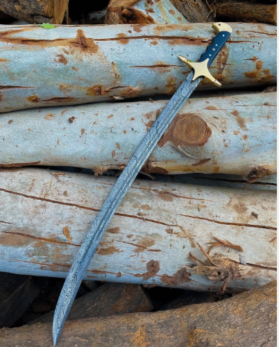 Handmade Damascus Steel Muslim Sword