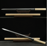 Folded steel Shirasaya Jian sword
