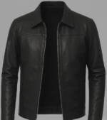 Black Harrington Leather Jacket