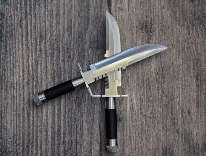 D2 Steel Commando Knife