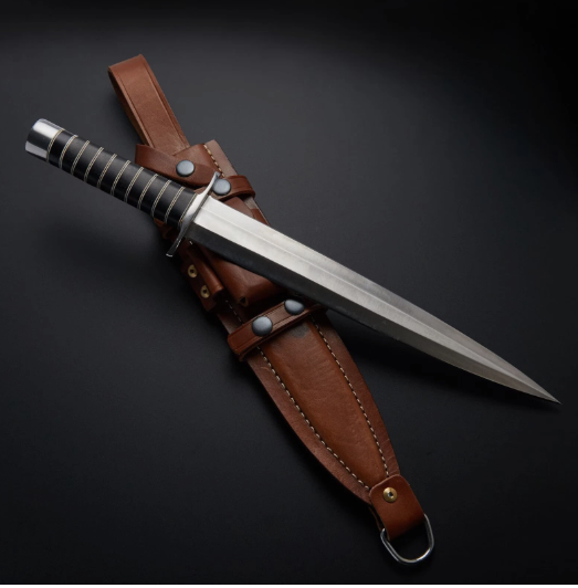 D2 Steel Double Edge Hunting Dagger