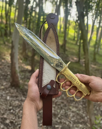 STAINLESS STEEL BOWIE KNIFE