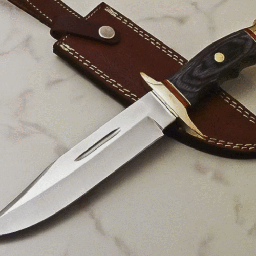 Custom Made D2 Steel Hunting BOWIE Knife
