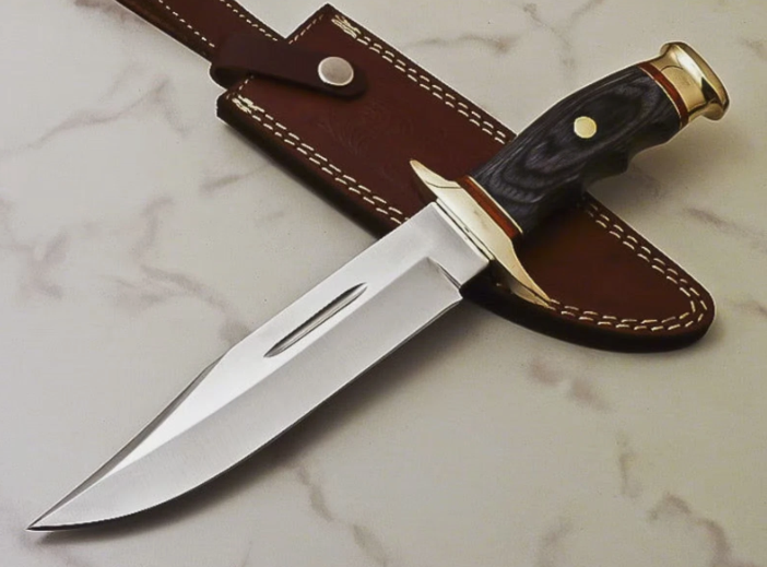 Custom Made D2 Steel Hunting BOWIE Knife