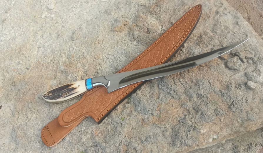2 Custom D2 Steel Fillet Knife