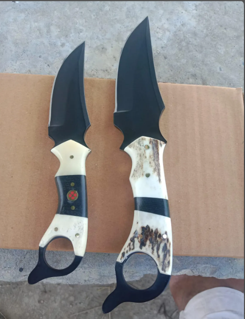 2 Handmade Camping Knife Set