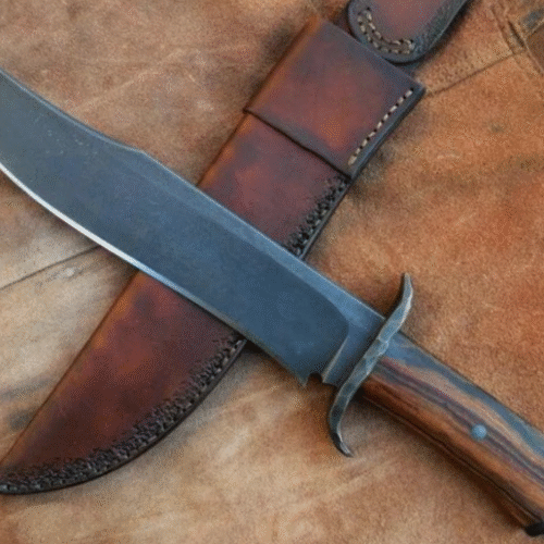 STEEL BLADE HUNTING BOWIE KNIFE