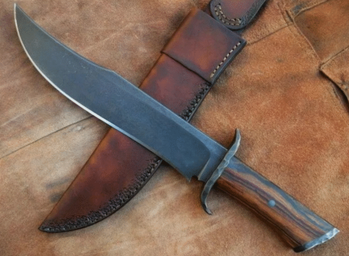 STEEL BLADE HUNTING BOWIE KNIFE