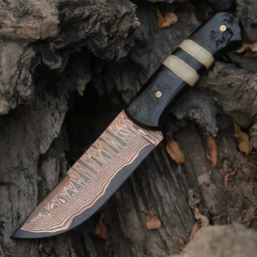 Damascus Steel Hunting Knife