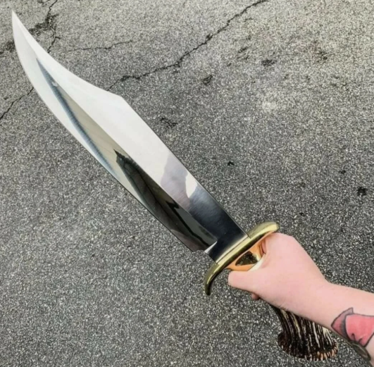STEEL D2 BOWIE KNIFE