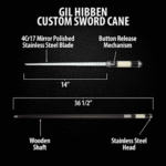 Gil Hibben Custom Sword Cane