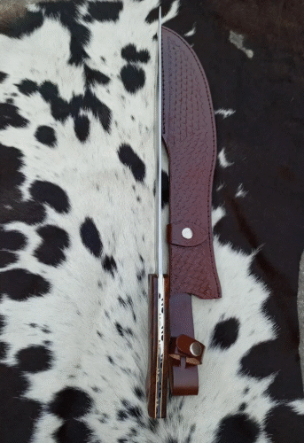 High Polished Carbon Steel Machete Knife