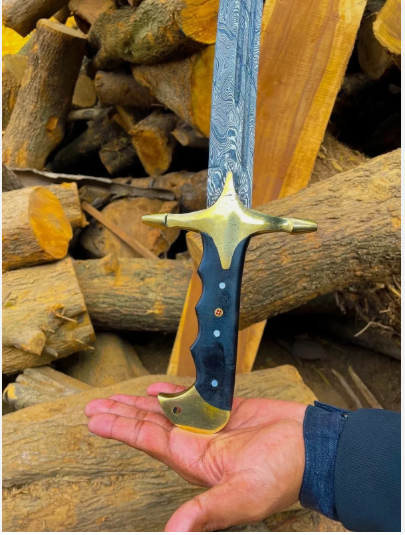 3 Handmade Damascus Steel Muslim Sword