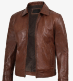 Men’s Luxury Brown Leather Jacket