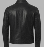 Black Harrington Leather Jacket