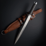 D2 Steel Double Edge Hunting Dagger