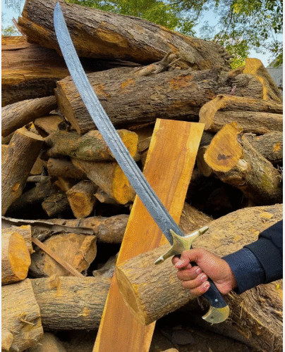 Handmade Damascus Steel Muslim Sword