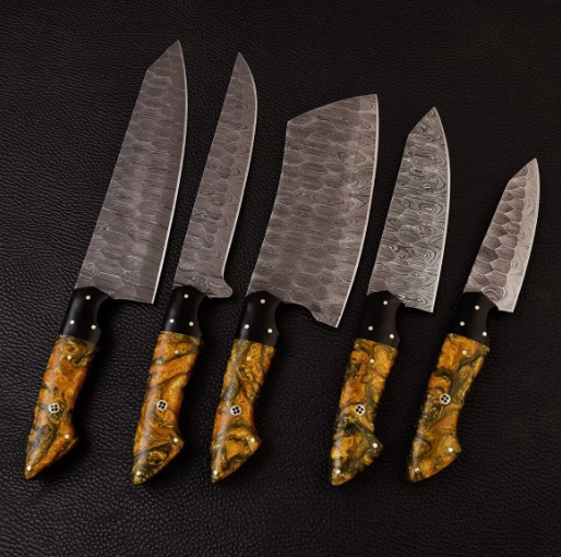 DAMASCUS STEEL KITCHEN CHEF KNIFE