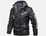Motor cycle Hooded Jacket