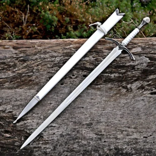 Custom Handmade Carbon Steel Blade Survival Viking Sword Hunting Sword Camping