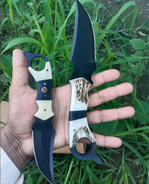 6 Handmade Camping Knife Set