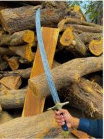 Handmade Damascus Steel Muslim Sword
