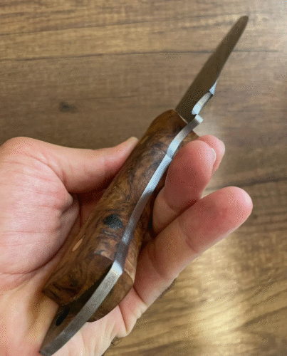 Damascus Bowie Knife 150 Layers | Chestnut Handle | Hunting, Camping, Survival