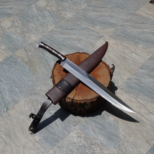 Custom Handmade Carbon Steel Blade Survival Viking Sword | Hunting Sword Camping