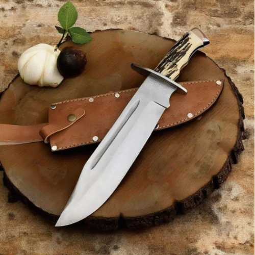 Carbon Steel Bowie Knife