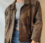 Leather Bomber Jacket