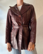 Burgundy Leather Jacket