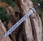 Damascus Steel Blade Viking Sword