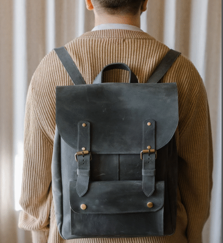 Handcrafted Leather Backpack for Men
