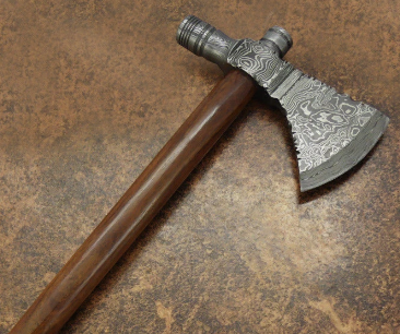 Damascus Pipe Axe