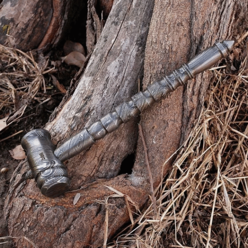 Damascus Steel Hammer
