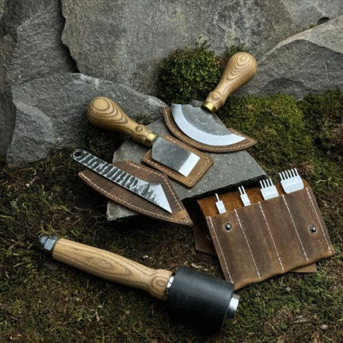 5-Piece Handmade Leatherworking Tool Set