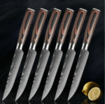Damascus Sharp Steak Knives