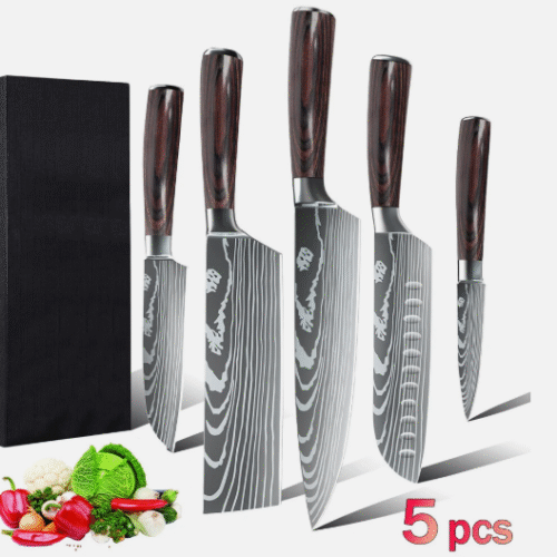 5PCS Kitchen Knives Set